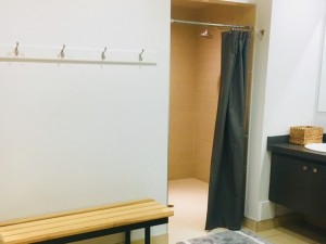 Showers and change room